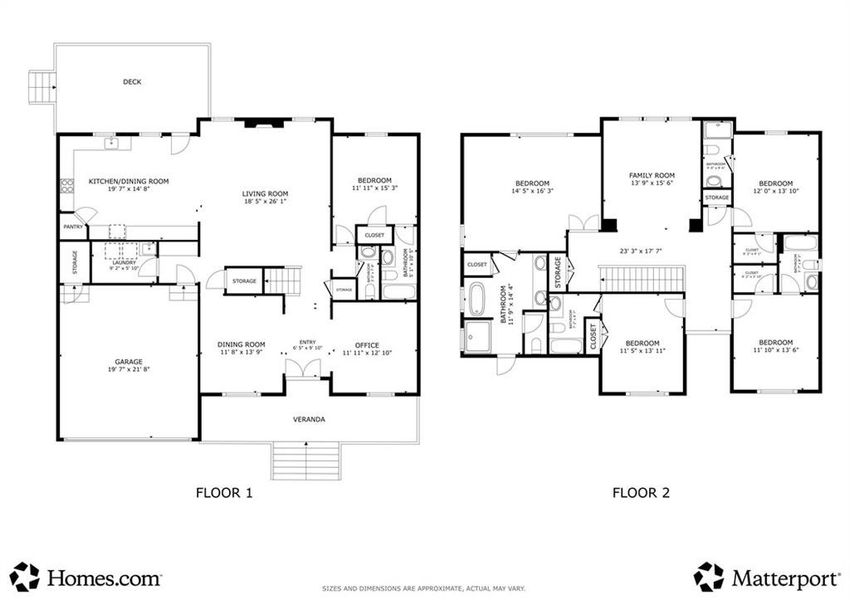 2D floor plan layout of this home in , Snellville, GA (Image 5).