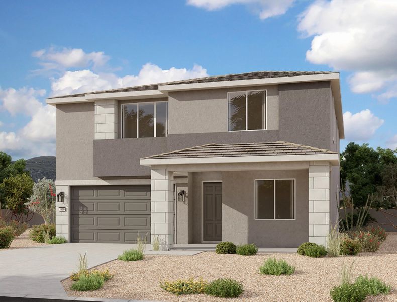 Exterior elevation rendering Exterior elevation rendering