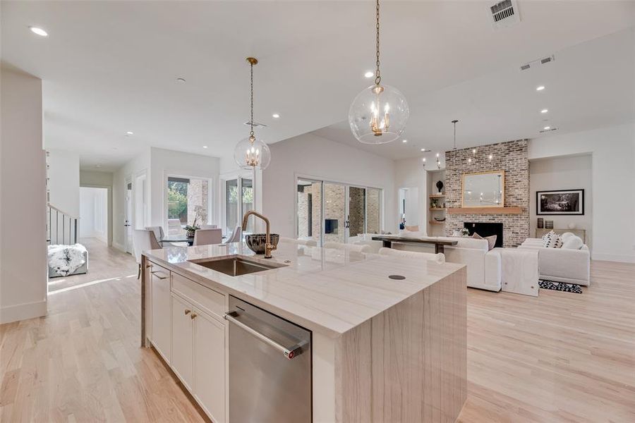 Furnished interior view inside a new home in , Dallas (Image 12). Furnished interior view inside a new home in , Dallas (Image 12).