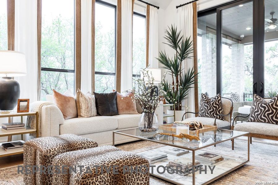 Furnished interior view inside a new home in Hallie's Cove, Schertz (Image 18).