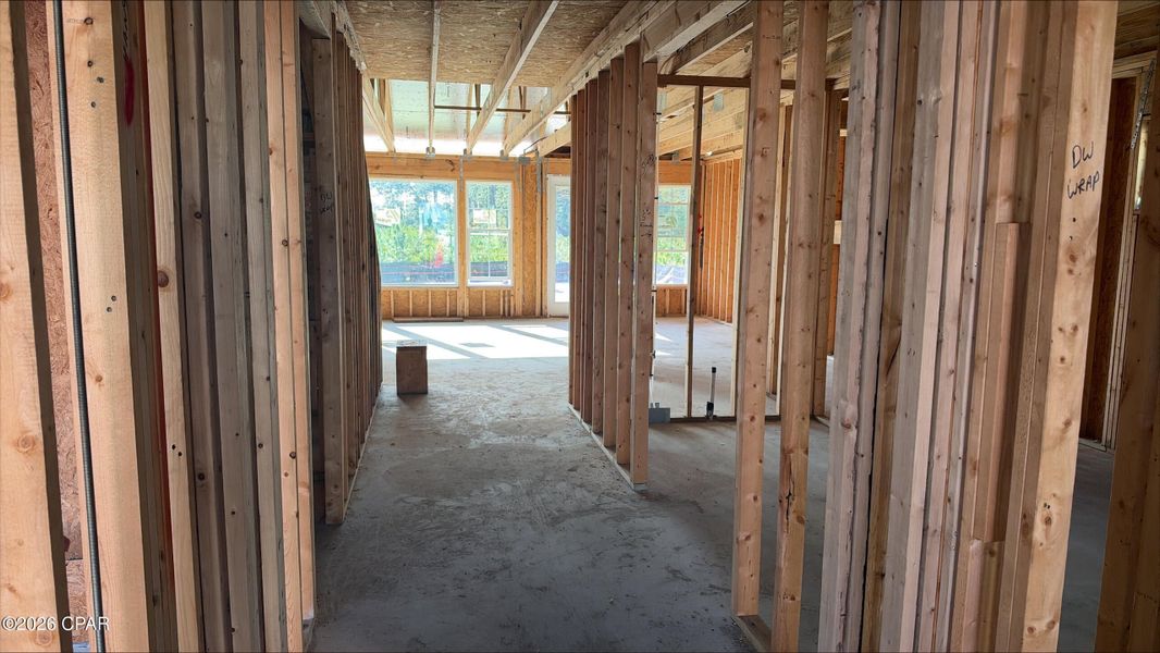 In-progress construction of a new home in Breakfast Point East, Panama City Beach, FL (Image 7).