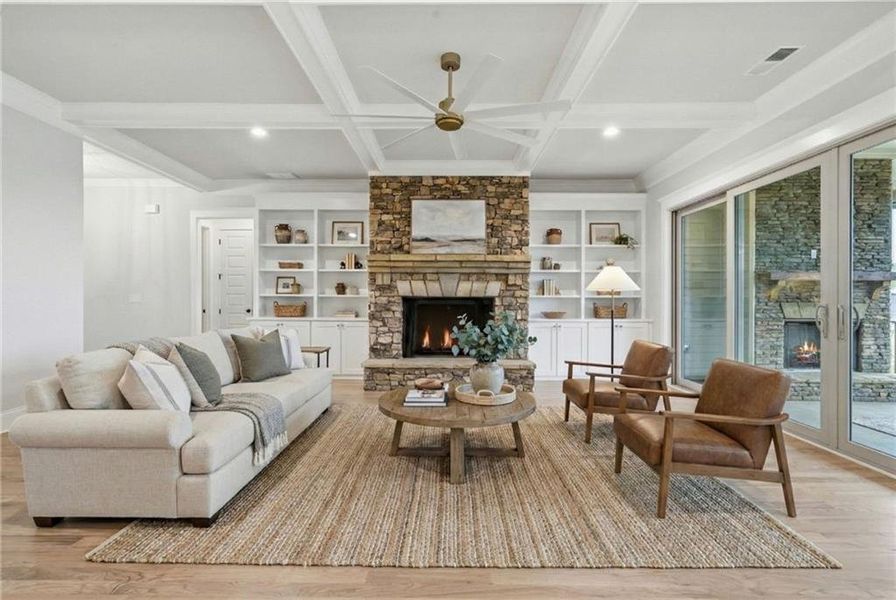 Furnished interior view inside a new home in , Gainesville (Image 8).