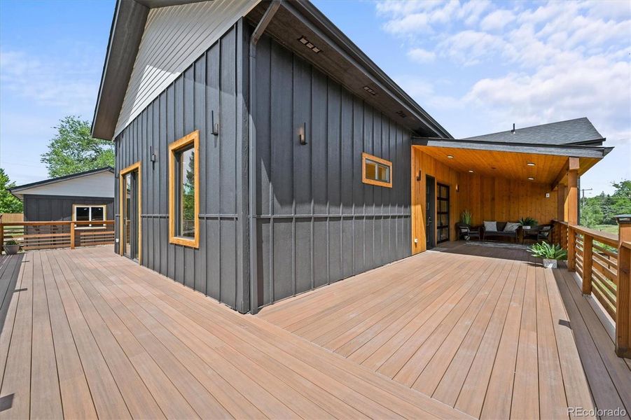 Exterior details and patio area of a home in , Golden (Image 3).