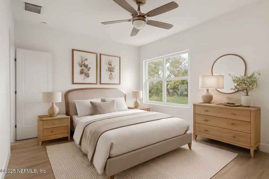 Furnished interior view inside a new home in , Deland (Image 8).