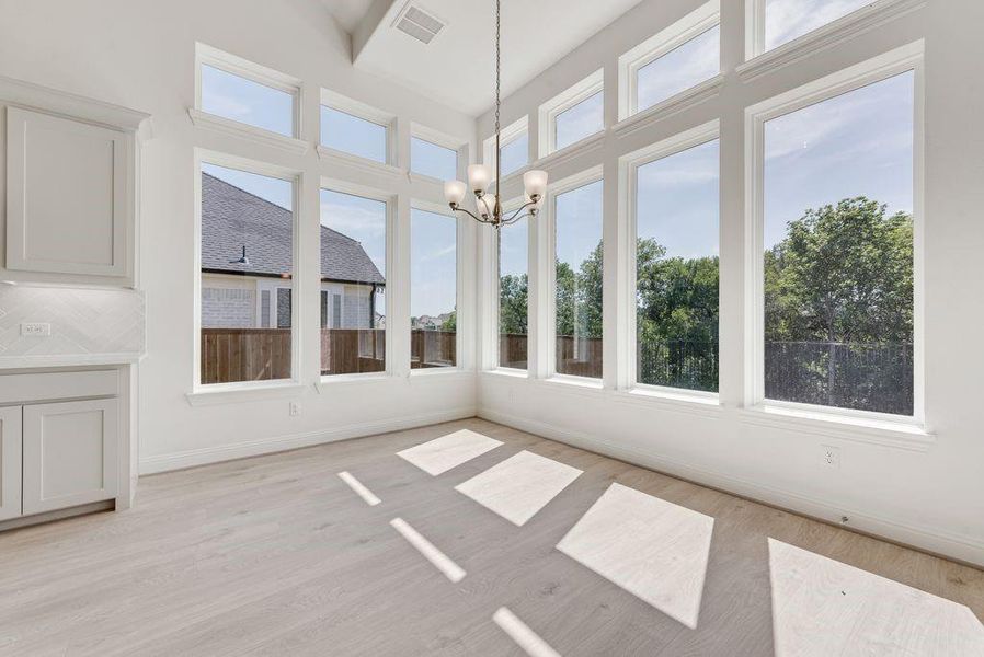 Furnished interior view inside a new home in Breezy Hill, Rockwall (Image 6). Furnished interior view inside a new home in Breezy Hill, Rockwall (Image 6).