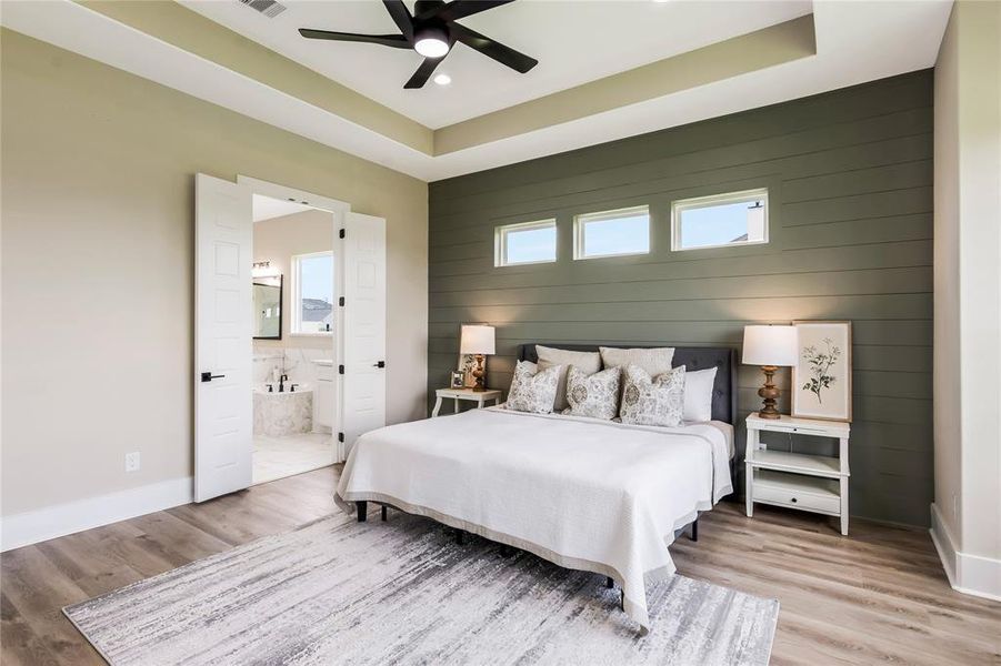 Primary bedroom leads into this beautiful primary bathroom Primary bedroom leads into this beautiful primary bathroom