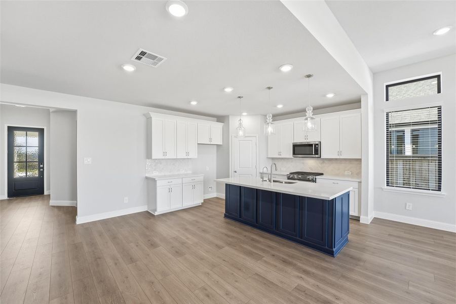 Furnished interior view inside a new home in , Cypress (Image 9).