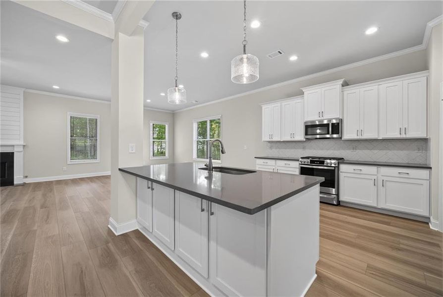 Furnished interior view inside a new home in , Loganville (Image 13).