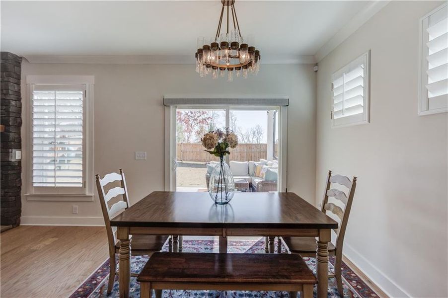 Furnished interior view inside a new home in Cambridge, Flowery Branch (Image 12).