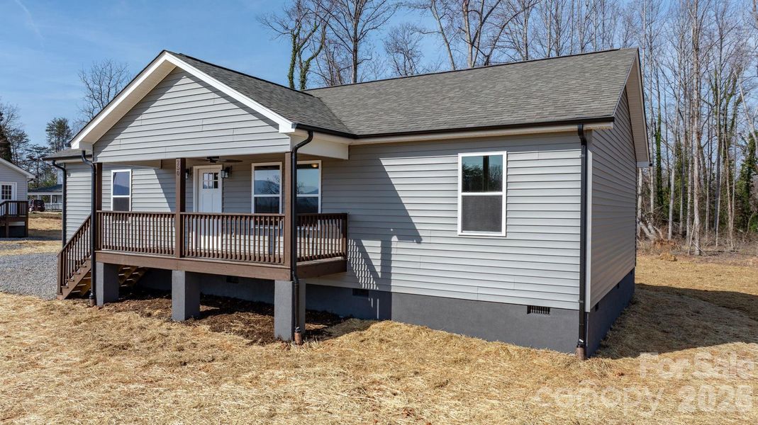 Exterior details and patio area of a home in , Morganton (Image 22).