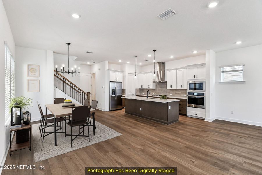 Furnished interior view inside a new home in Granville at eTown 34', Jacksonville (Image 6).