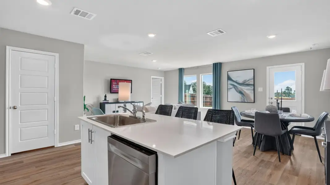 Furnished interior view inside a new home in Springhill South, Boyd (Image 10).