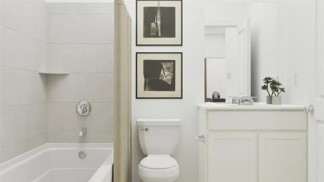 Furnished interior view inside a new home in River Bridge Ranch: Coastline Collection, San Marcos (Image 12). Furnished interior view inside a new home in River Bridge Ranch: Coastline Collection, San Marcos (Image 12).