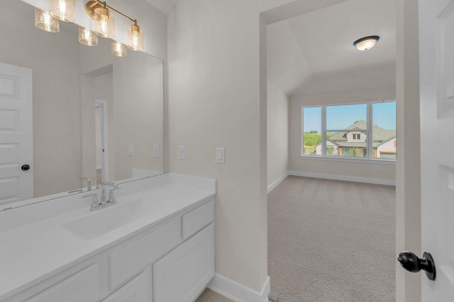 Furnished interior view inside a new home in Flora, Hutto (Image 31).