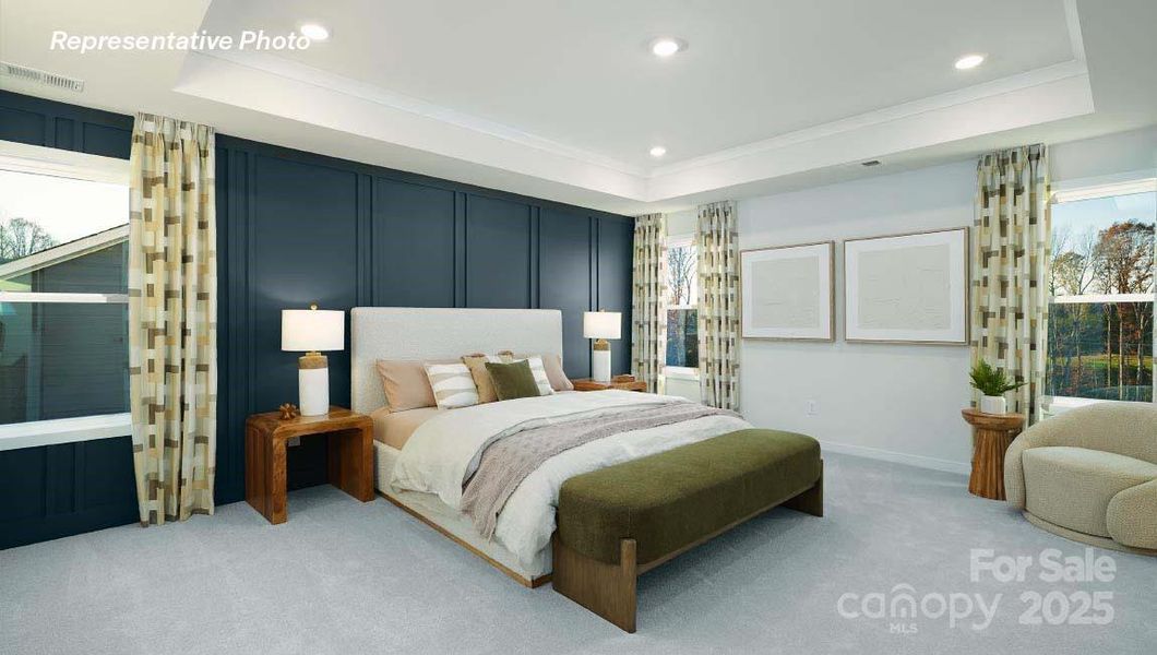 Furnished interior view inside a new home in Westport, York (Image 27).