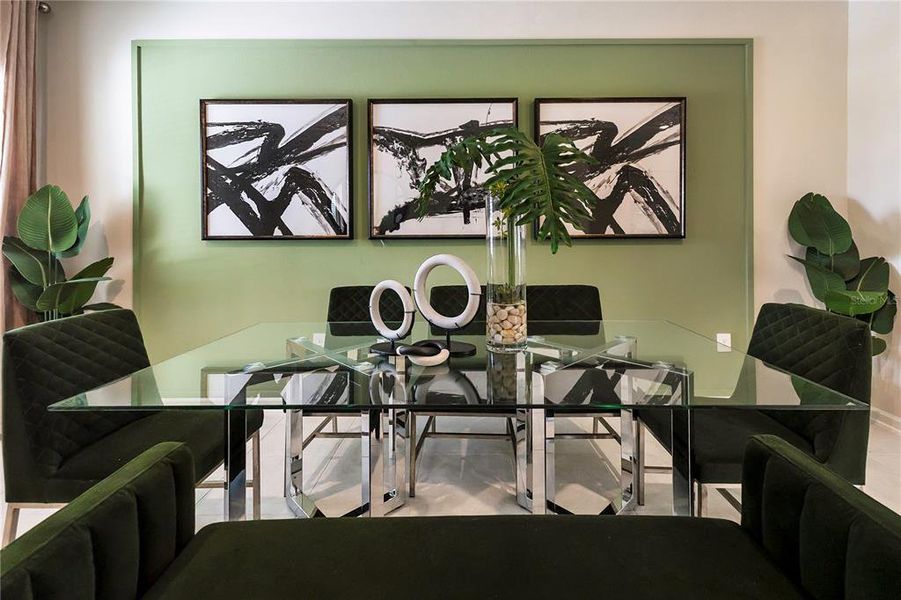 Furnished interior view inside a new home in , Kissimmee (Image 4).