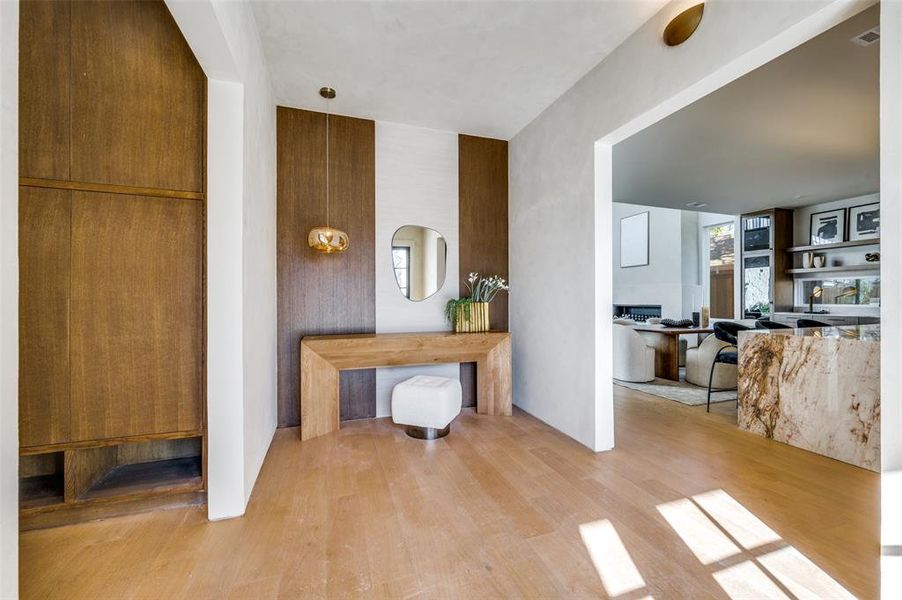 Furnished interior view inside a new home in , Dallas (Image 26).