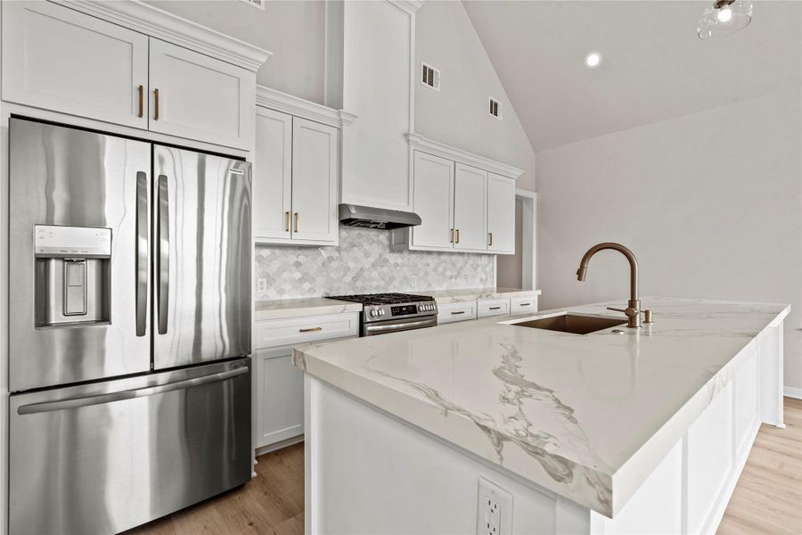 Furnished interior view inside a new home in , Galveston (Image 3).