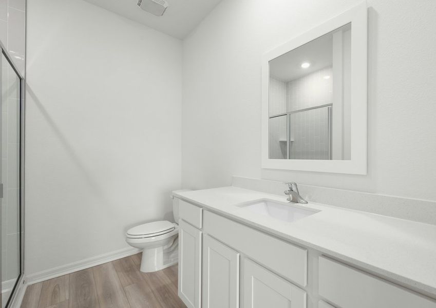 Master bathroom with a large vanity Master bathroom with a large vanity