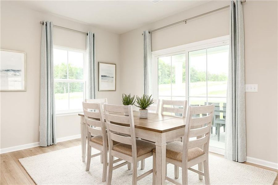 Furnished interior view inside a new home in , Calhoun (Image 5).
