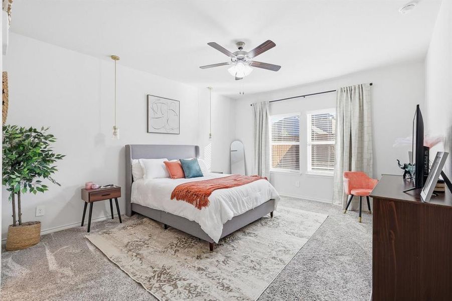 Furnished interior view inside a new home in Spiritas Ranch, Little Elm (Image 31). Furnished interior view inside a new home in Spiritas Ranch, Little Elm (Image 31).