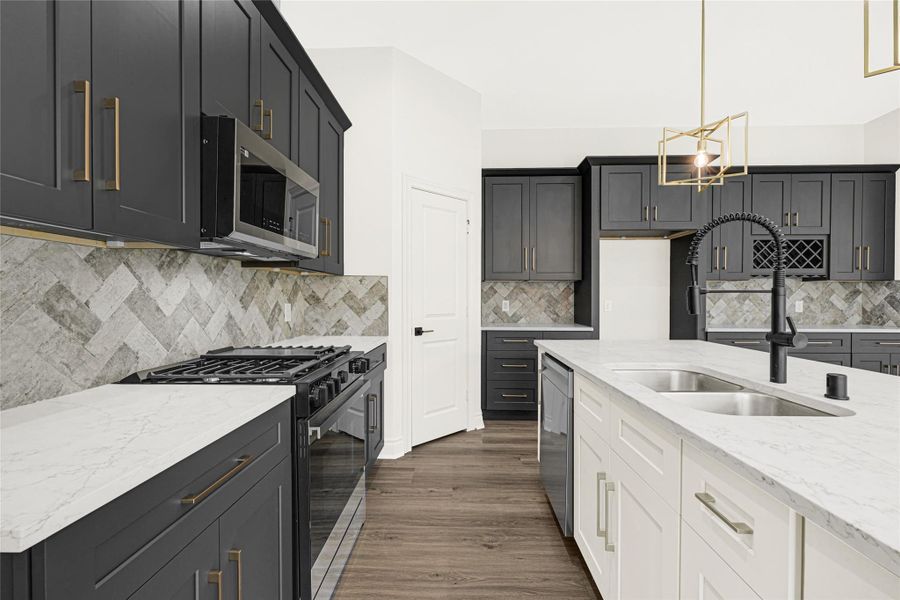 Furnished interior view inside a new home in , Spring (Image 10). Furnished interior view inside a new home in , Spring (Image 10).