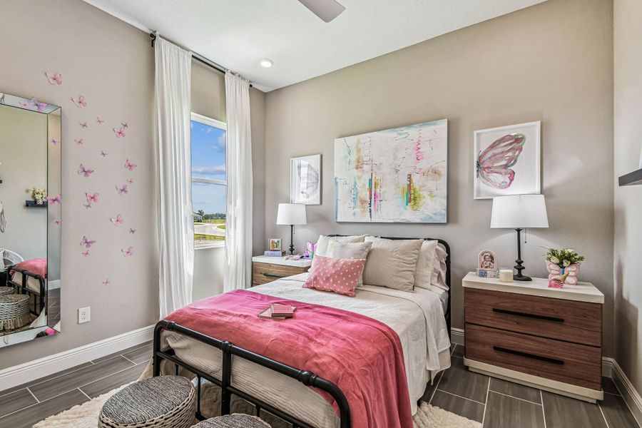 Furnished interior view inside a new home in River Preserve Estates, Parrish (Image 58).