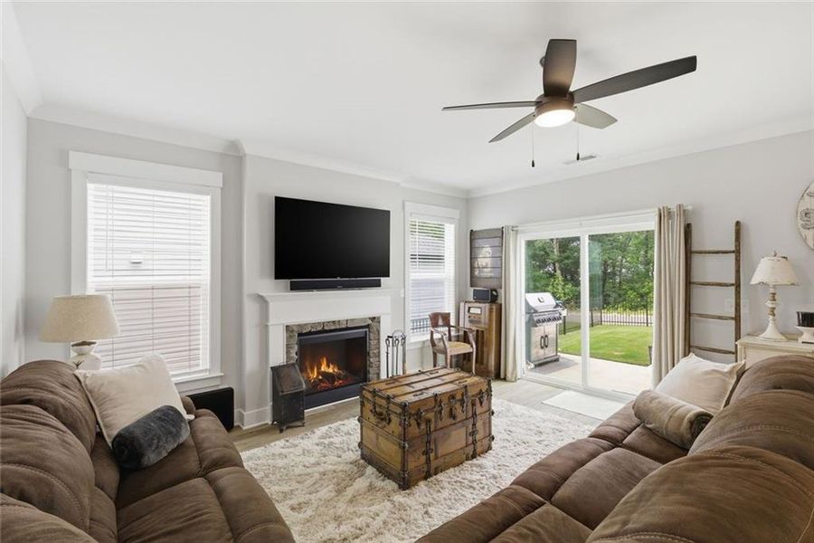Furnished interior view inside a new home in Marble Tree, Ball Ground (Image 8).