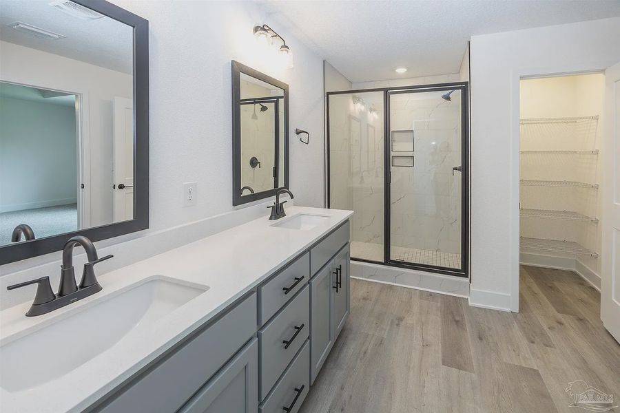 Furnished interior view inside a new home in Parkland Place, Pace (Image 10).