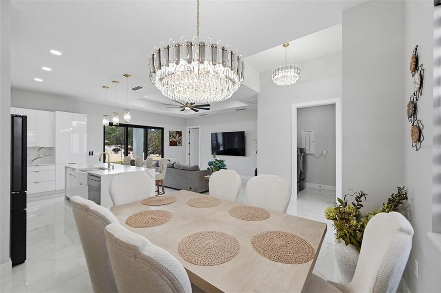 Furnished interior view inside a new home in , Lake Placid (Image 48).