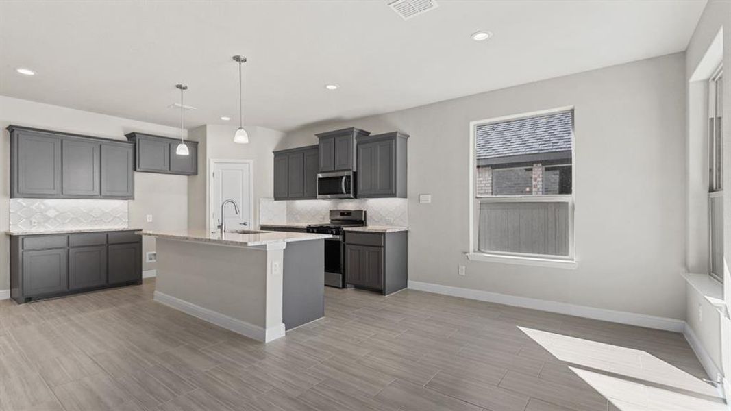 Furnished interior view inside a new home in Treeline, Justin (Image 8).