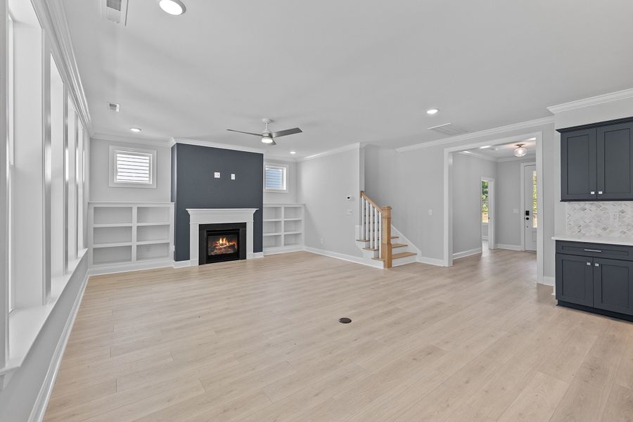 Representative unfurnished interior of a home built from the The Whitley by RobuckHomes in Kennebec Crossing, Angier (Image 93). Representative unfurnished interior of a home built from the The Whitley by RobuckHomes in Kennebec Crossing, Angier (Image 93).