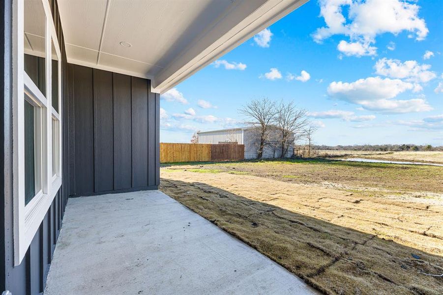 View of yard featuring a patio