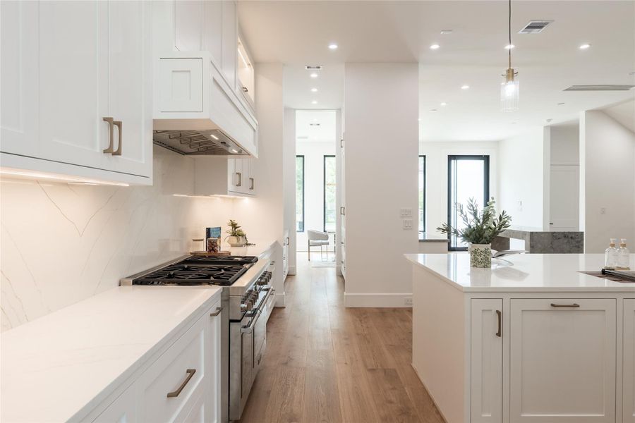 Furnished interior view inside a new home in , Houston (Image 8).