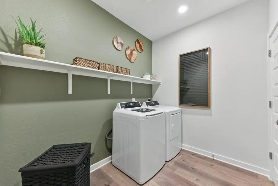 Furnished interior view inside a new home in The Meadows at Stallion Run, Buda (Image 7).