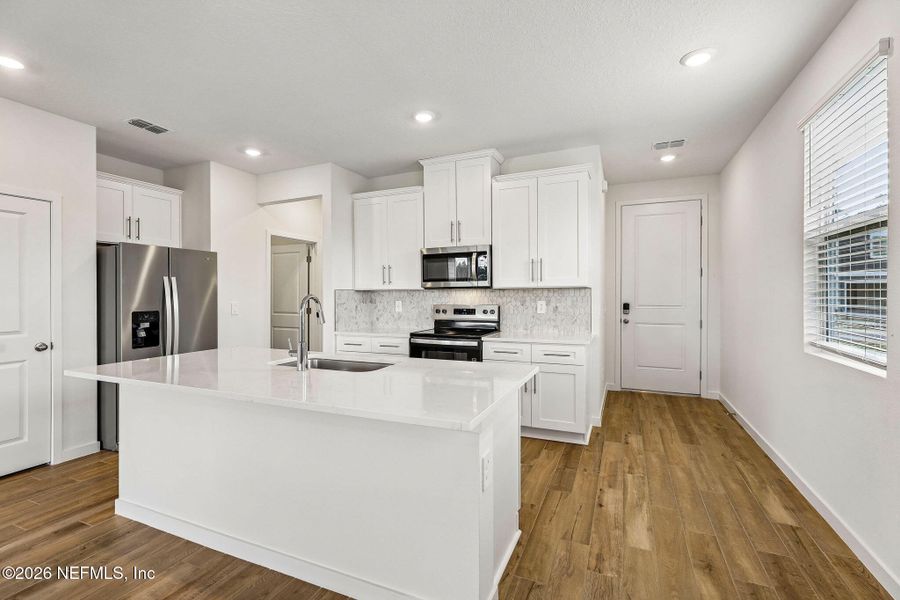 Furnished interior view inside a new home in Parkside at Shearwater, St. Augustine (Image 7).