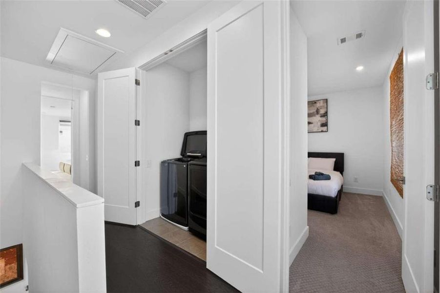Furnished interior view inside a new home in , Atlanta (Image 17). Furnished interior view inside a new home in , Atlanta (Image 17).