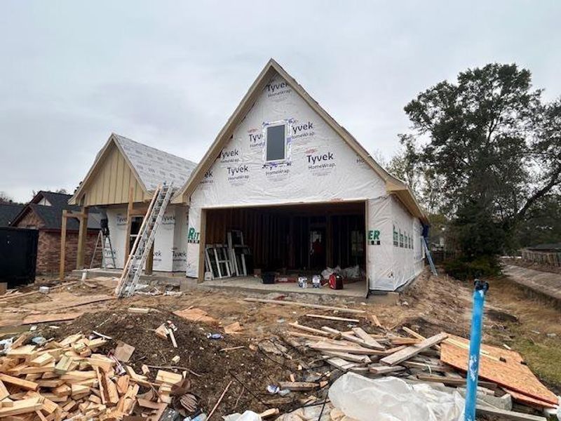 In-progress construction of a new home in , Beaumont, TX (Image 11).