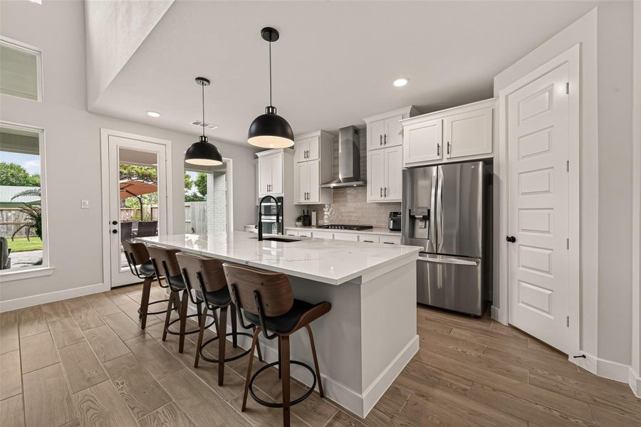 Kitchen designed for cooking and entertaining Kitchen designed for cooking and entertaining