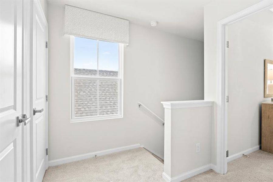 Spacious, unfurnished interior of a new home in Royal Oaks Single-Family Homes, Hardeeville (Image 18). Spacious, unfurnished interior of a new home in Royal Oaks Single-Family Homes, Hardeeville (Image 18).