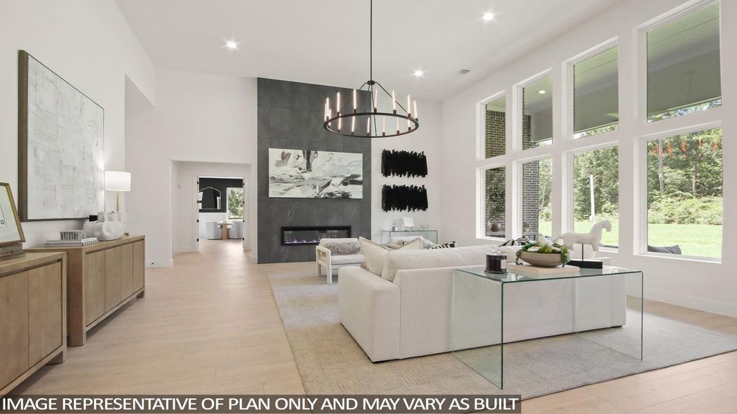 Furnished interior view inside a new home in Butlers Bend Estates, Pinehurst (Image 9).