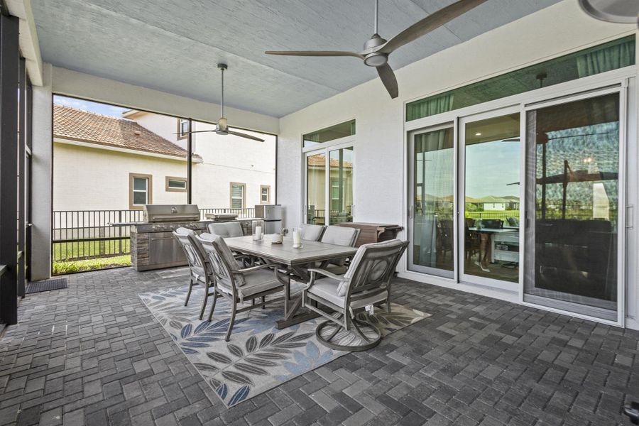Furnished interior view inside a new home in , Port St. Lucie (Image 32).