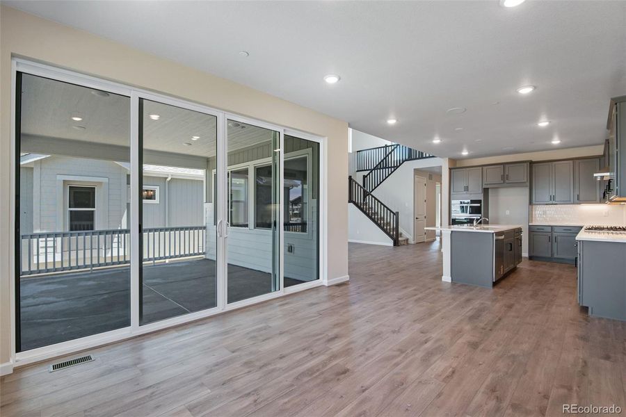 Furnished interior view inside a new home in Reunion Ridge, Commerce City (Image 3).