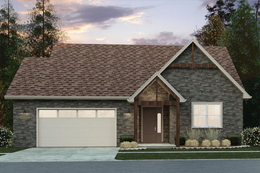 Representative exterior photo of a completed home built from the Amelia by Bridgewater Homes in Kitchel Lake, Timnath, CO (Image 5).