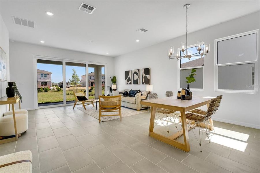 Furnished interior view inside a new home in , Punta Gorda (Image 10).