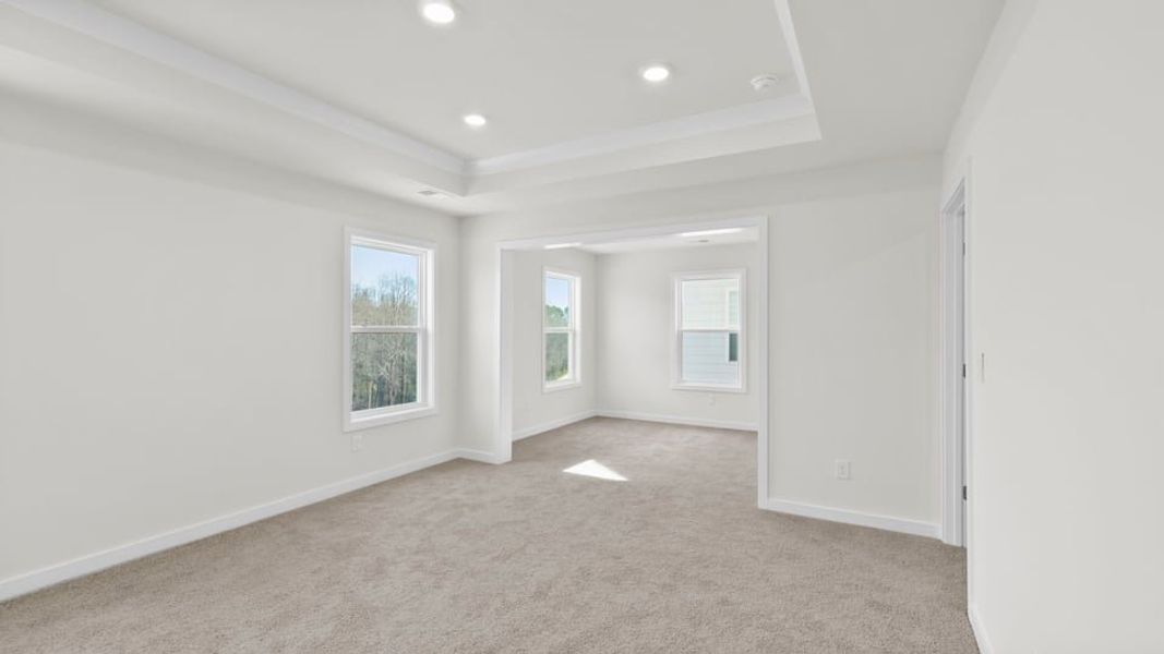 Spacious, unfurnished interior of a new home in Hemlock, Williamston (Image 35).