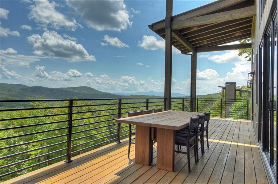 Exterior details and patio area of a home in , Morganton (Image 24).