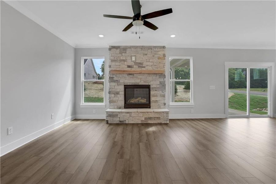 Spacious, unfurnished interior of a new home in , Loganville (Image 41).