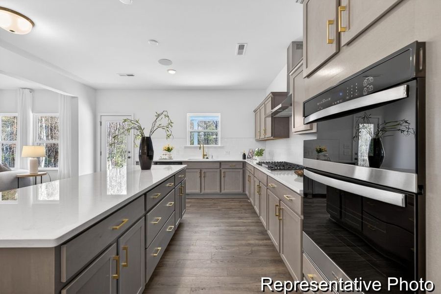 Furnished interior view inside a new home in Morgan Hills, Albemarle (Image 3).