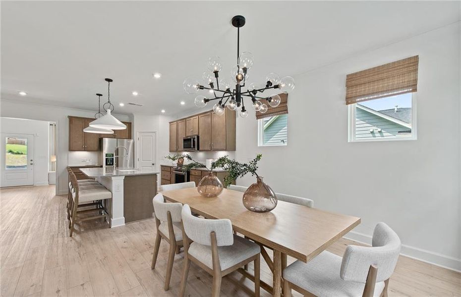 Furnished interior view inside a new home in Watermist at Mirror Lake, Villa Rica (Image 19).